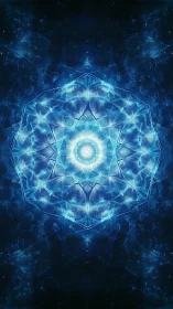 Starforge mandala blossoms from a crystalline cosmic core