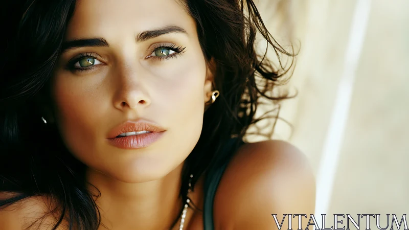 Sunlit gaze catches the breeze and stills the afternoon air