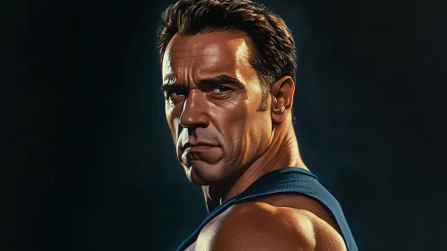 Powerful portrait captures a strong figure in quiet focus