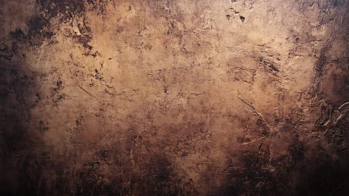 Textured brown plaster wall surface with uneven tonal areas.