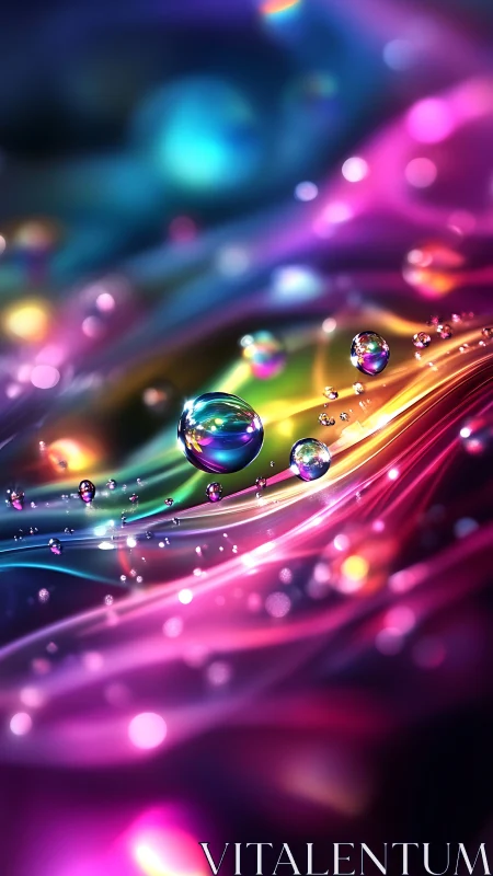 Chromatic fluid dynamics with refractive micro-sphere arrays.