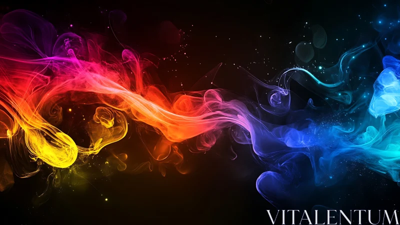 Dancing rivers of color swirling through a dreamy night sky.