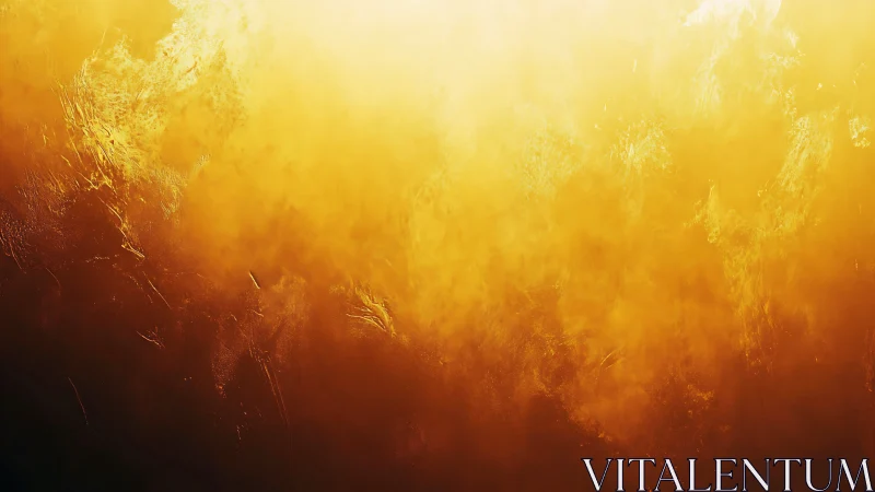 Golden Fire Gradient: Warm Color Transitions in Abstract Light.