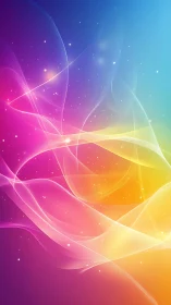 Gradient spectral waves form luminous vector light trails in space