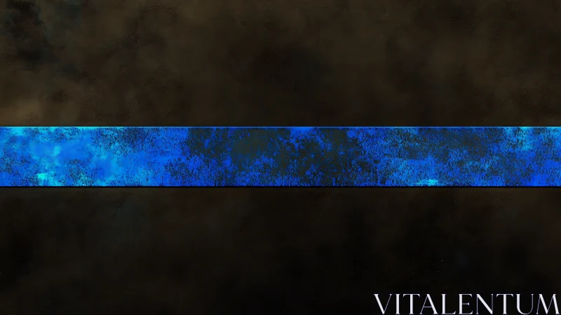 Electric blue band gliding through a deep velvet dusk.