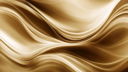 Golden waves of liquid light flow in soothing gentle curves