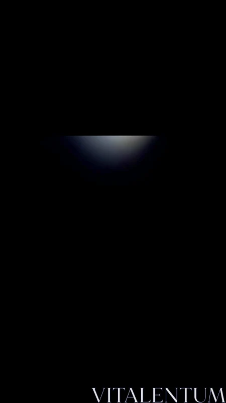 Isolated spotlight glow emerging from dense black void.