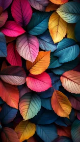 Leaves trade midnight whispers in a kaleidoscope of color