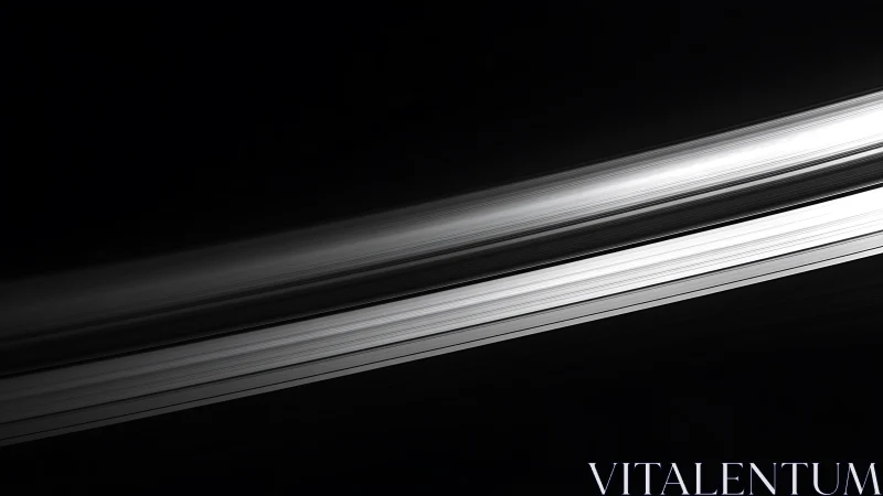 Monochrome diagonal bands traverse a dark background