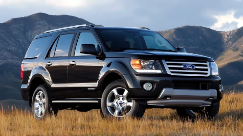 Confident black SUV ready for open roads and easy adventures.