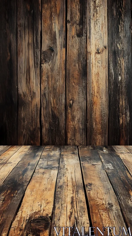 Weathered wooden stage quietly invites stories to unfold