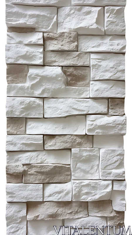 Soft stone wall pattern with calming ivory textures.