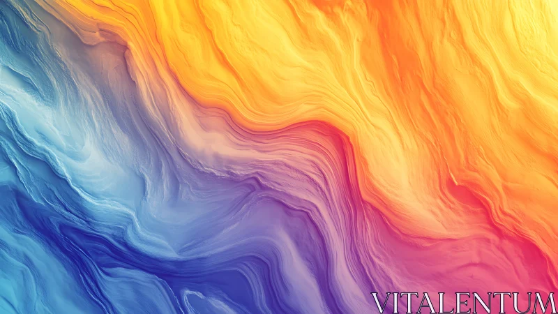 Molten dawn currents swirling through frozen twilight seas.