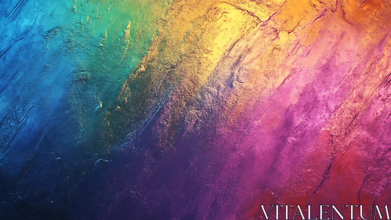 Vibrant textured gradient sweeps from deep teal to magenta light