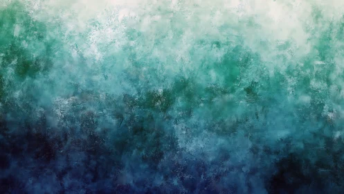 Gentle teal and blue abstract wash with soothing ocean glow.