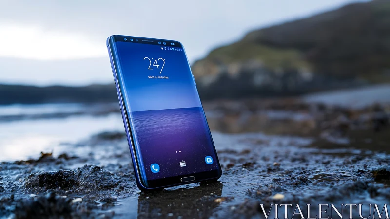 Samsung Galaxy S8 Plus Flagship Smartphone Outdoor Environmental Display Showcase