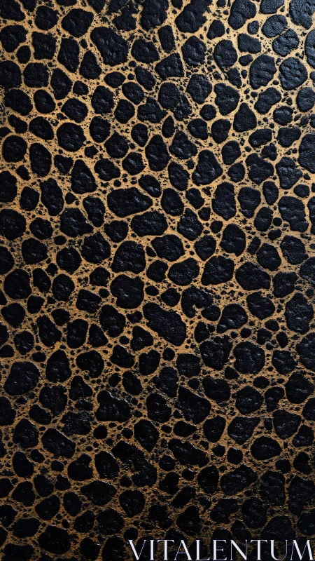 Golden night spots in a cozy, animal-inspired pattern.