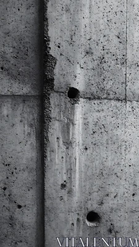 Weathered concrete wall with softly textured gray details.