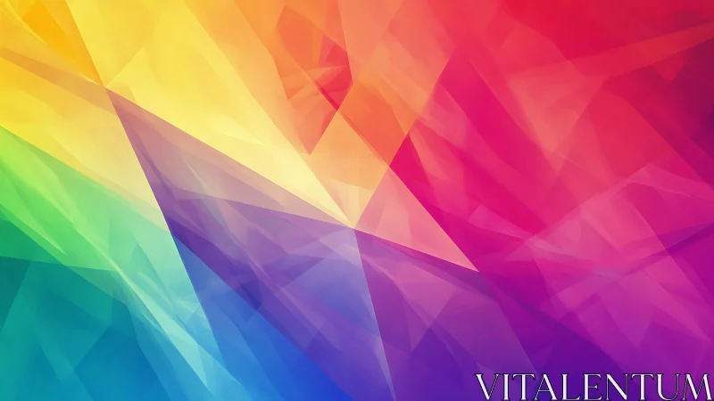 Colorful prism daydreams in soft overlapping gradients.
