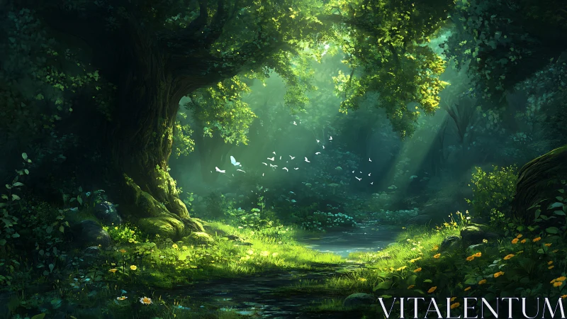 Luminous Forest Cathedral Awakens.