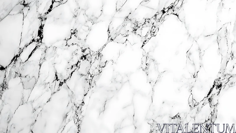 Photorealistic white marble slab with fine organic veining.
