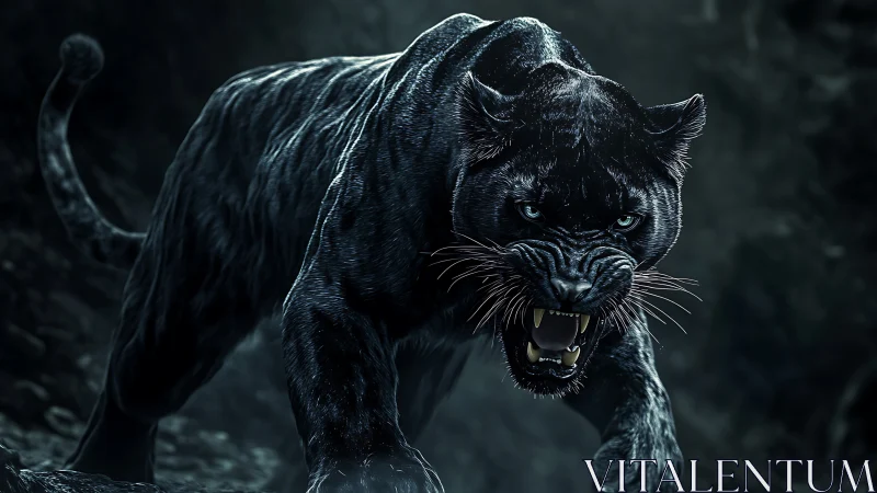 Obsidian Menace: When Night Itself Bares Its Fangs