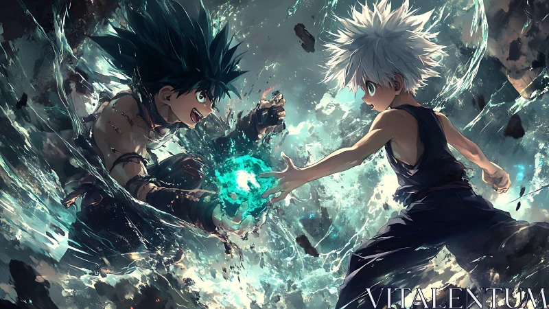 Stormborn rivals collide in a shattering surge of anime power.