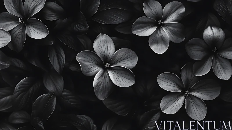 Moonlit Blossoms in Shadow.