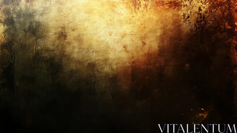 Grungy Textured Background with Warm Golden and Brown Tones.