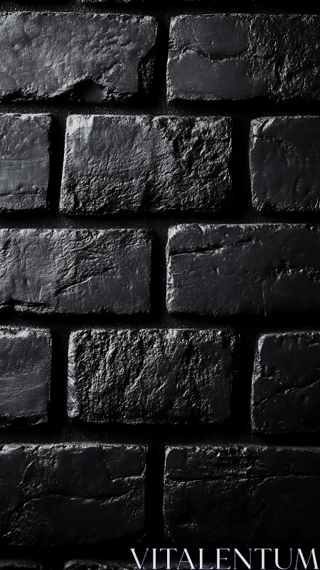 Noir brickwork glistens with moody light and urban drama.