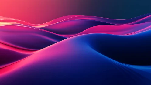 Neon gradient waveforms with fluid abstract contours.
