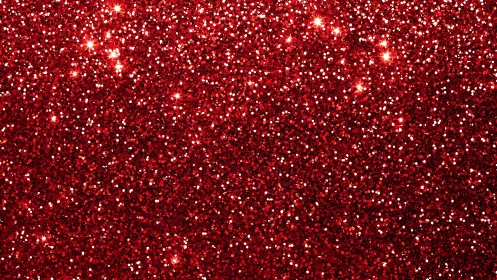 Crimson glitter galaxies quietly collide in sparkling chaos