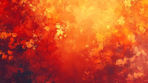 Abstract Fire Gradient with Warm Color Transitions.