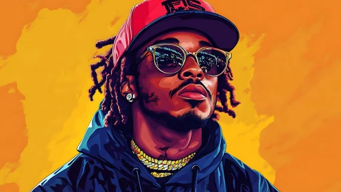 Bold streetwear portrait celebrates cool urban confidence