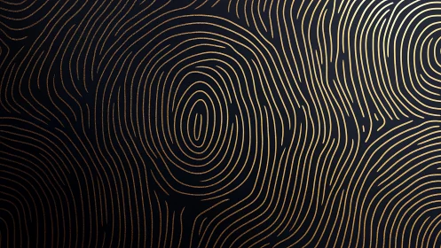 Metallic line pattern forms fingerprint-like ridge structures