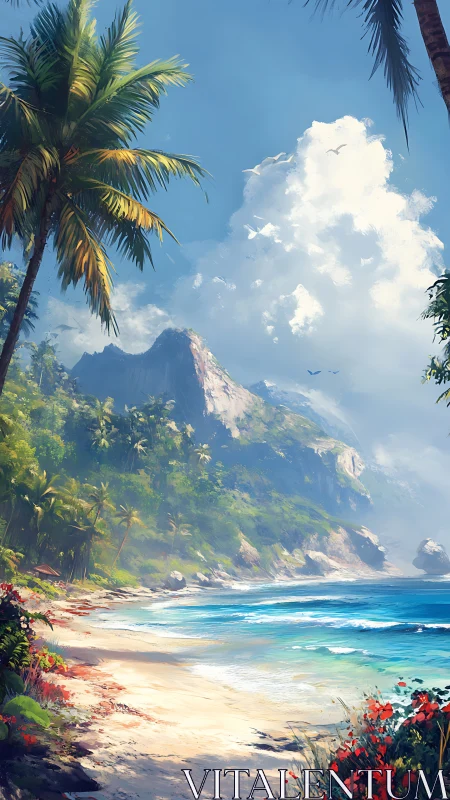 Paradise Cove: Where Mountains Kiss Turquoise Shores.