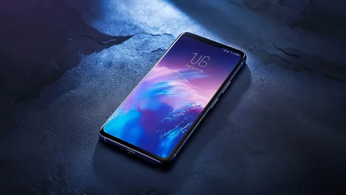 Chromatic Portal Glowing Where Technology Meets Cosmic Dreams