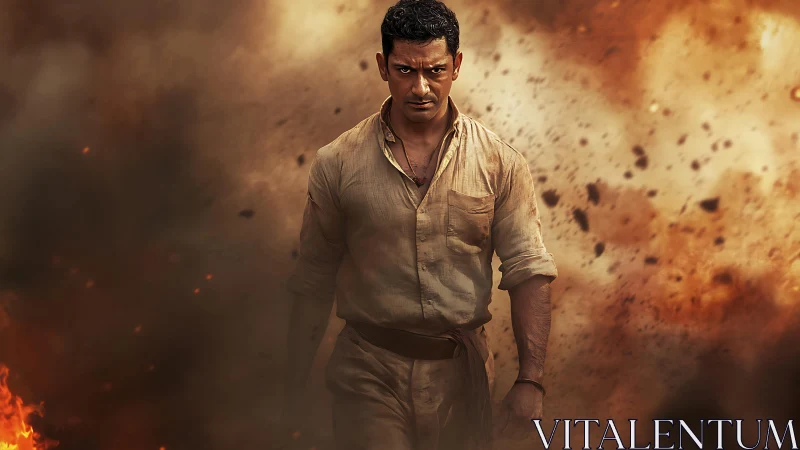 Firestorm swagger sends a lone hero striding through chaos