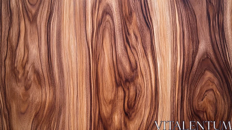 Polished hardwood panel shows rich swirling grain patterns.
