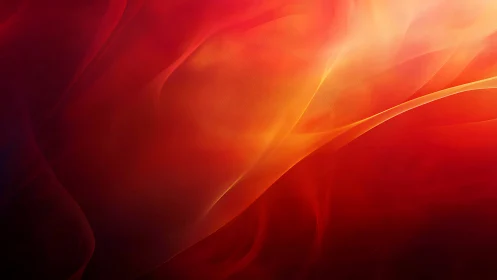 Flowing Gradient Waves in Warm Amber Tones.