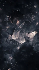 Shattered starlight drifting through a quiet cosmic night.