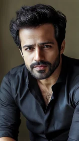 Storm-eyed stranger in black shirt holds a quiet, steady gaze.