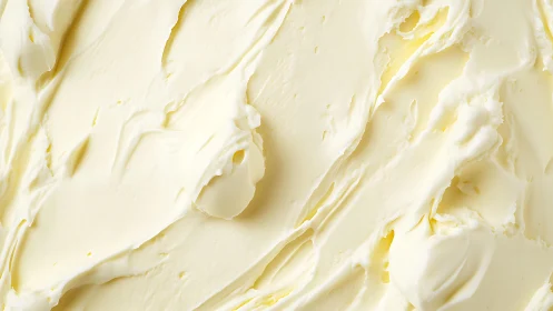 Creamy butter texture close-up in soft natural light.