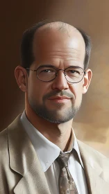 Measured confidence sharpens a quietly luminous portrait man