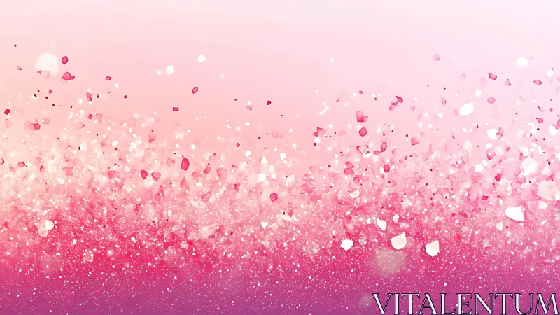 Petal-bright pink sparkle field with a soft daydream glow.