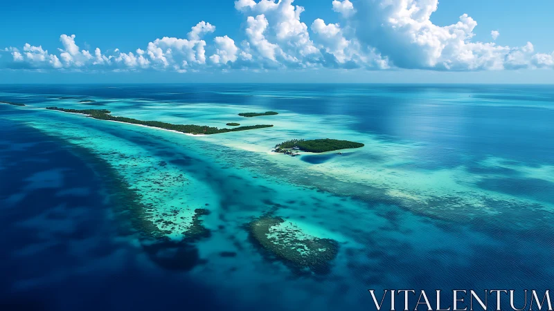 Atoll Archipelago: Aerial Reef Formation Analysis.