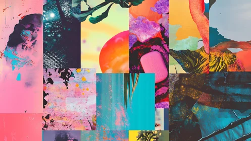 Color blocks collide as cosmic confetti reshapes the grid