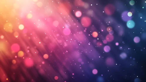 Vibrant abstract bokeh background with radiant light effects.
