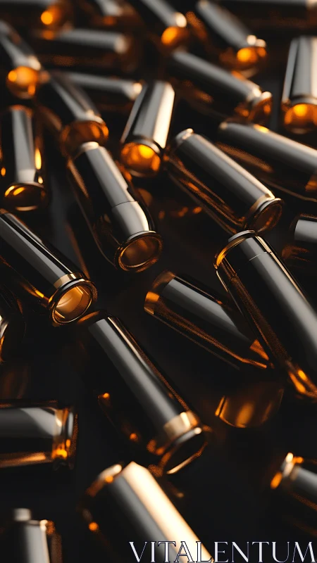 Ballistic cartridges in reflective macro optical array.