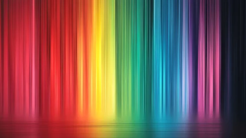 Vertical spectral light streaks with smooth gradient dispersion